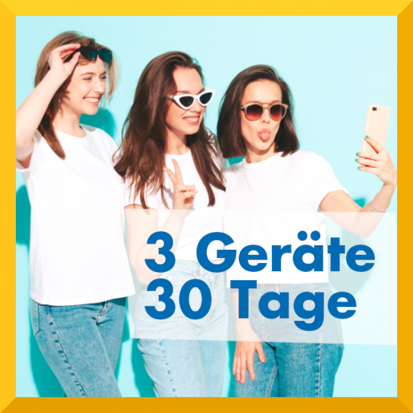 30 Tage | 3 Geräte - city.WLAN Ticket